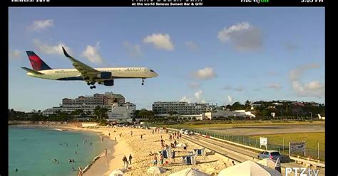 port st maarten webcam|【LIVE】 Webcam Maho Beach